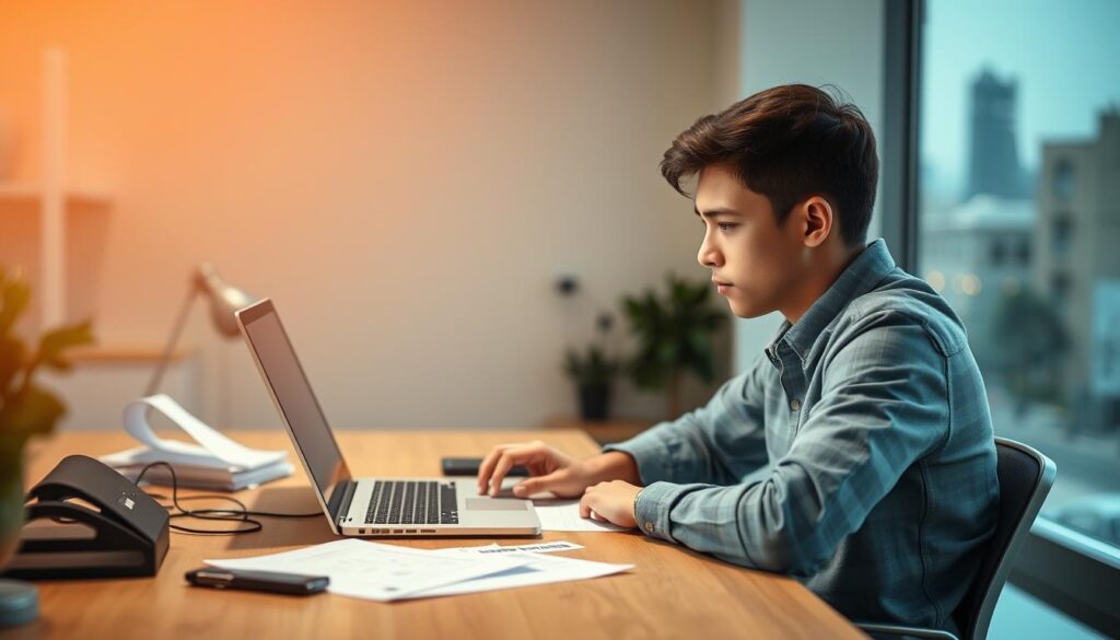 Online-Abschluss Prozess