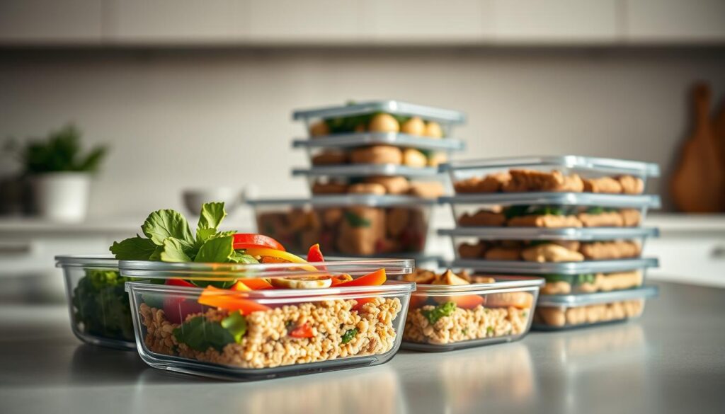 Meal Prep für Muskelaufbau