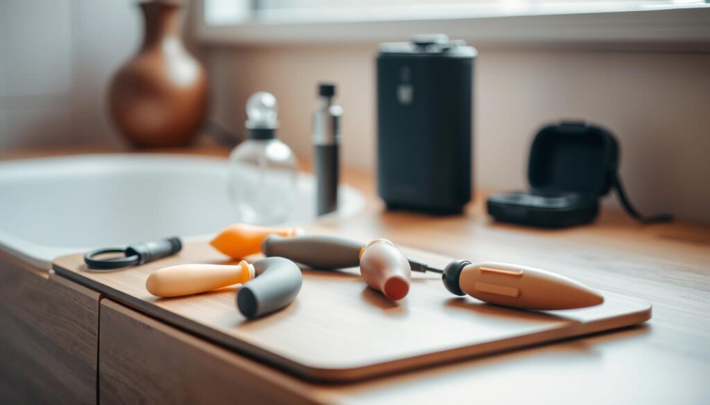 Auswahl von Sexspielzeug für Männer