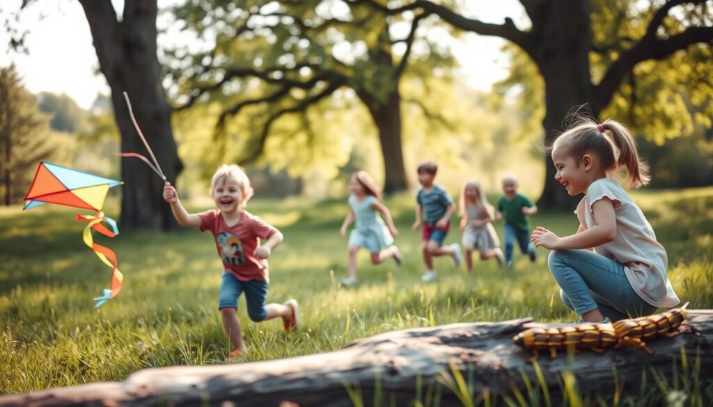 Outdoor Aktivitäten mit Kindern