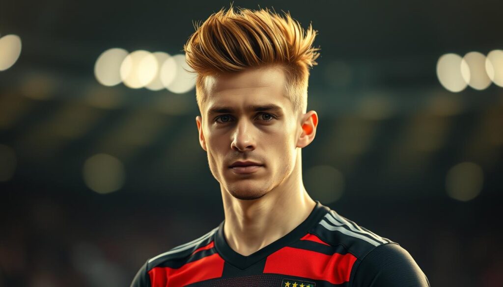 Fußballspieler Frisuren Branding Fußballspieler Frisuren Branding