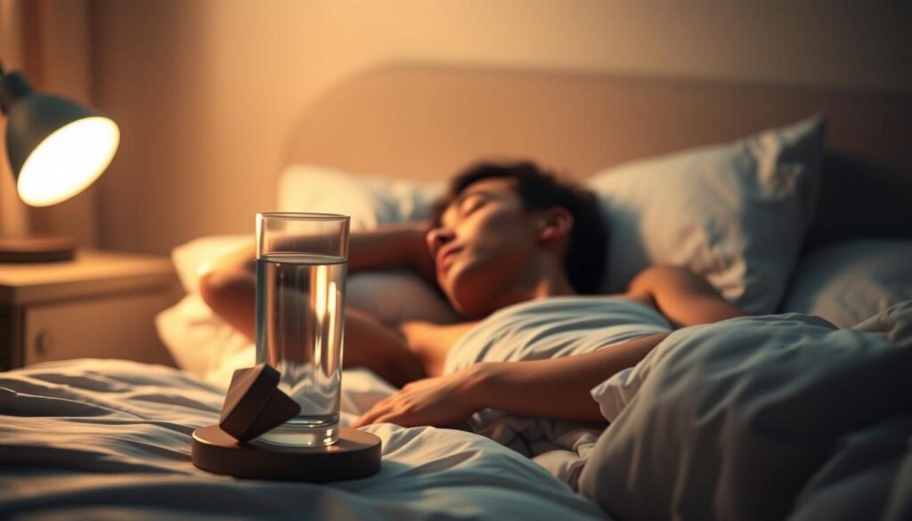 Körperfett reduzieren nachts durch richtige Hydration
