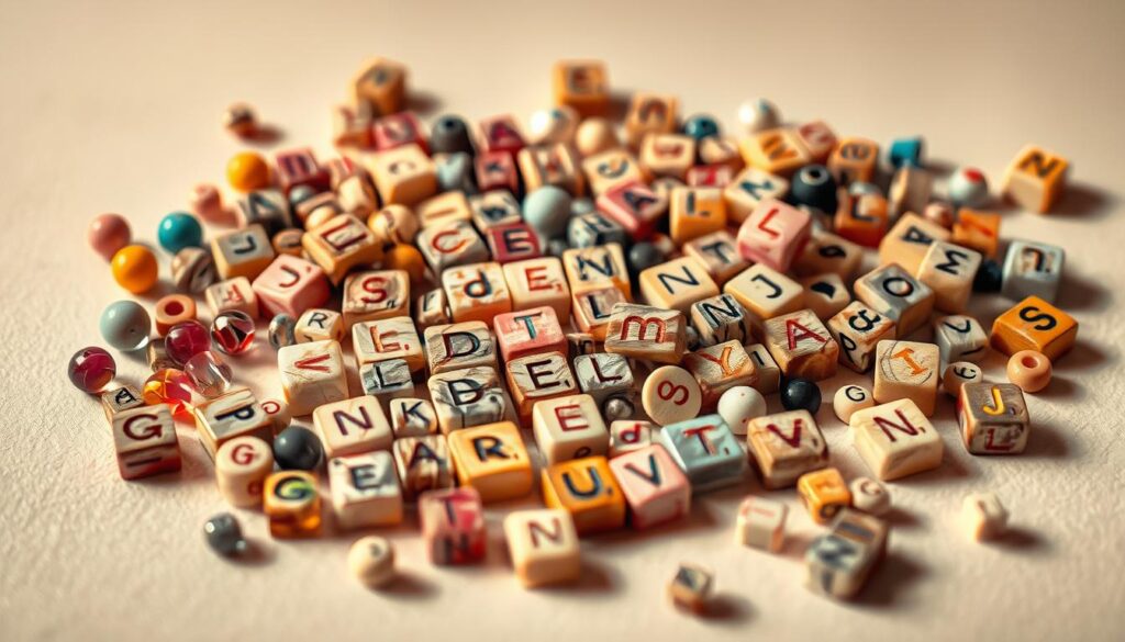Buchstabenperlen Materialien und Größen Buchstabenperlen Materialien und Größen