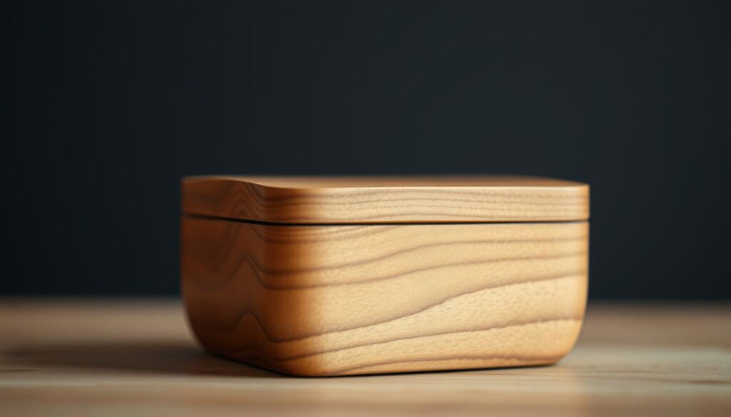 Hochwertige Holz Milchzahndose Design