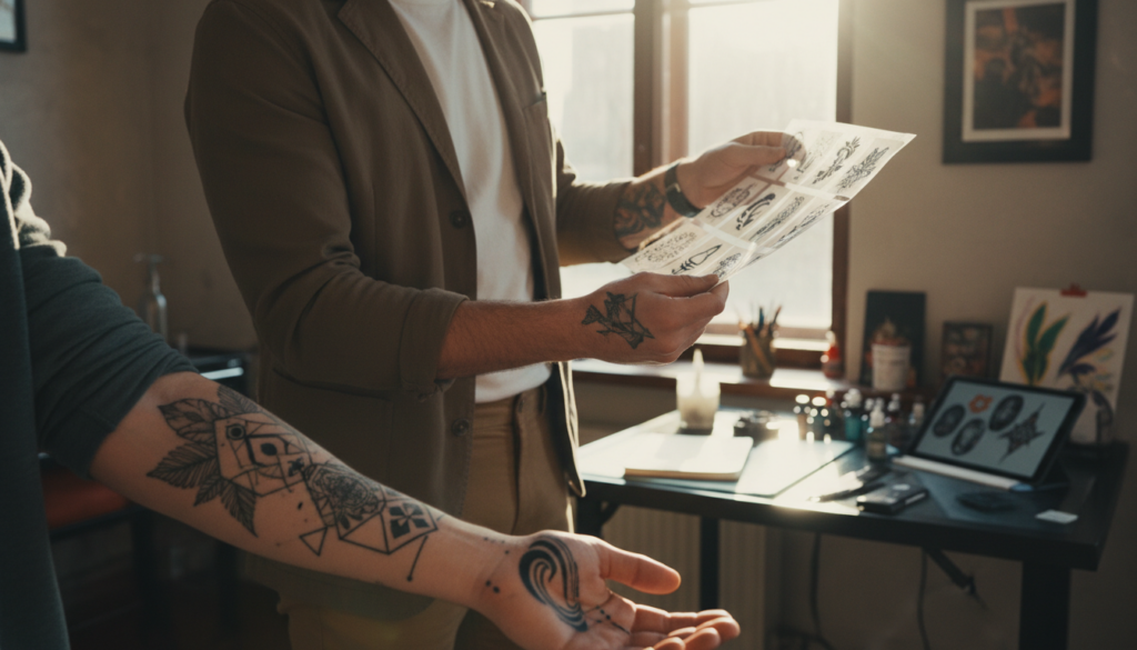 Individuelle Anpassung Tattoo Design