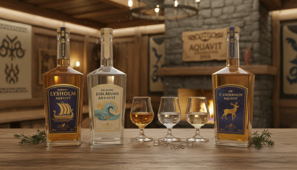 Regionale Aquavit Marken