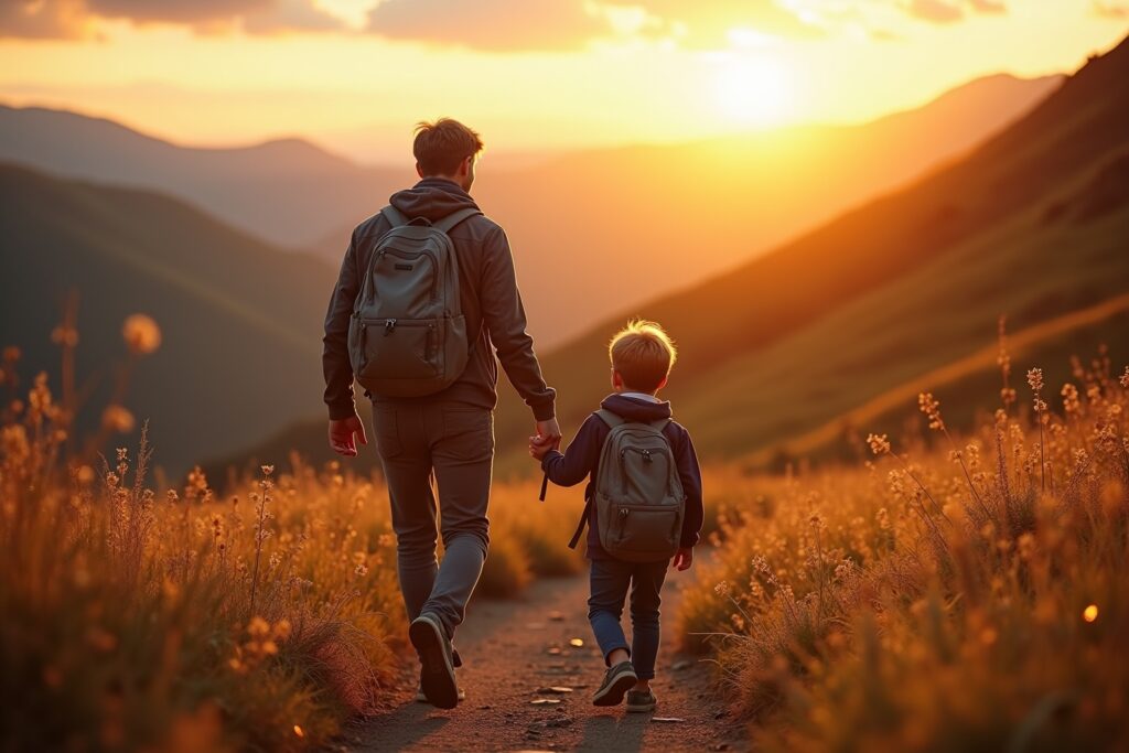 vater sohn ausflug-Titel
