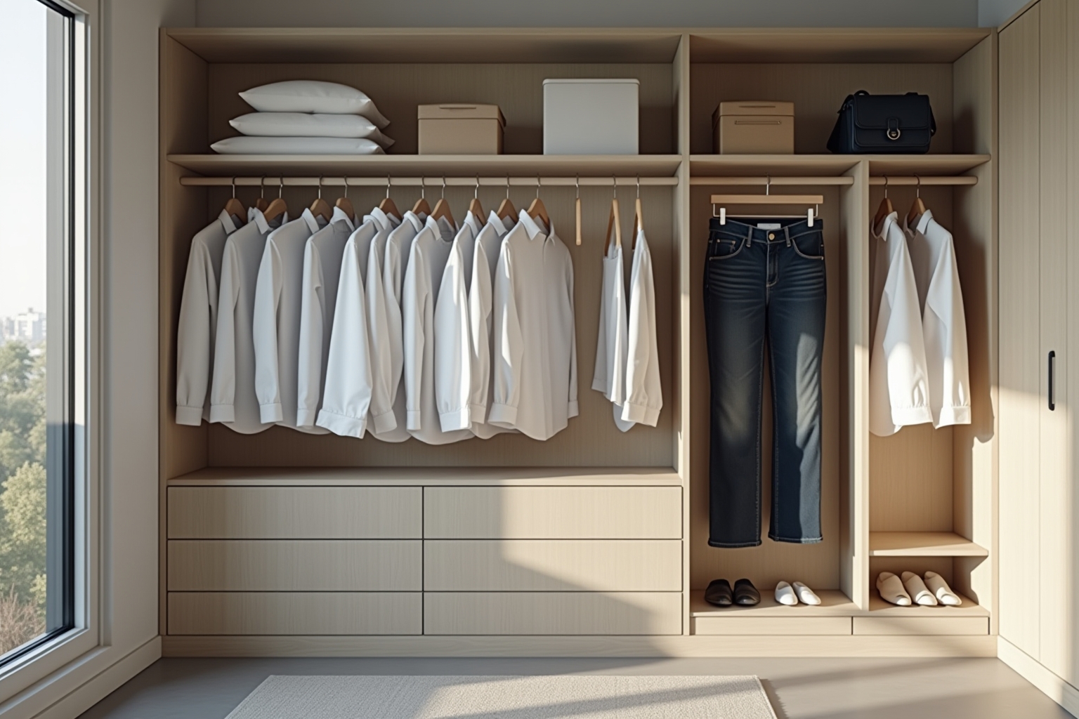 minimalistischer kleiderschrank mann-Titel